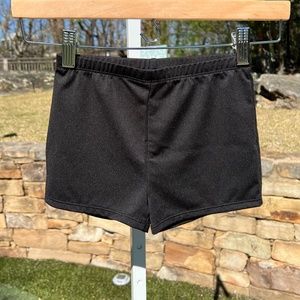 Jacques Moret Girls' Black Gymnastics and Dance Micro Short
